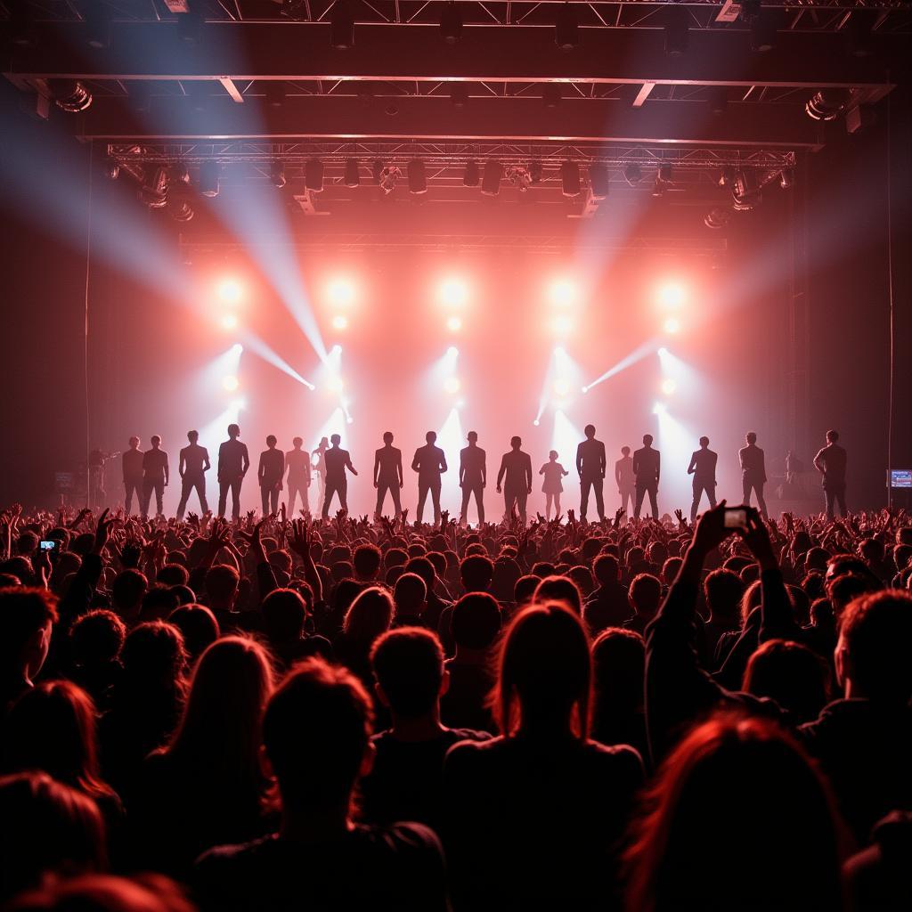 5 Seconds of Summer rocking out on stage in Japan during their 2015 tour