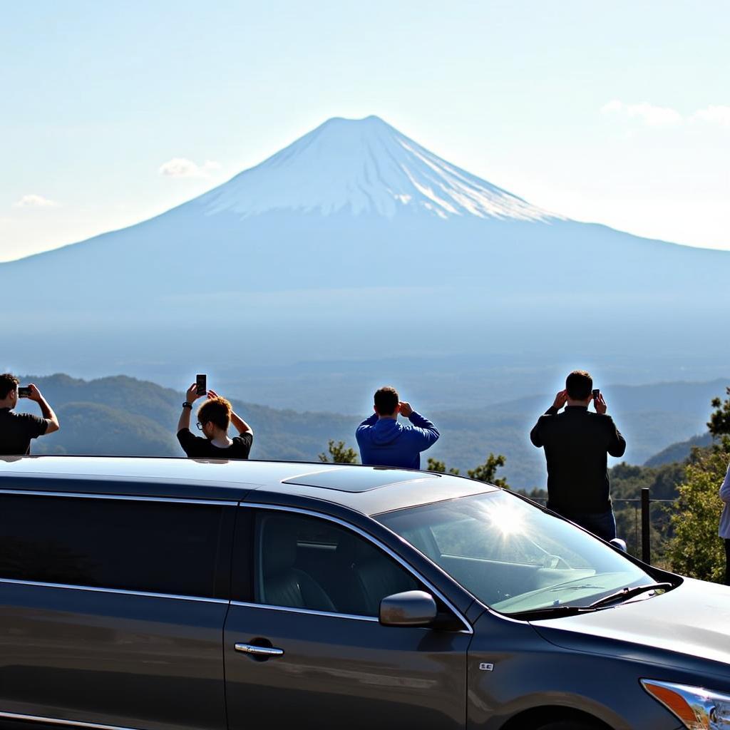 Admiring Mount Fuji with A1 Limo & Tours