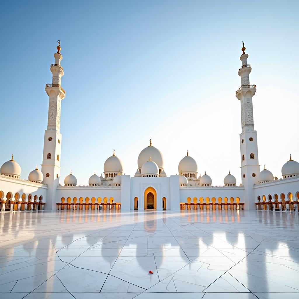 Sheikh Zayed Grand Mosque in Abu Dhabi