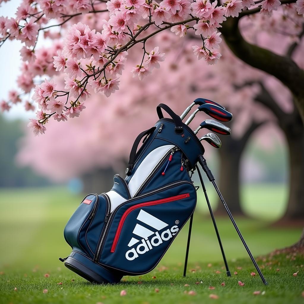 Adidas Tour Bag Under Cherry Blossoms