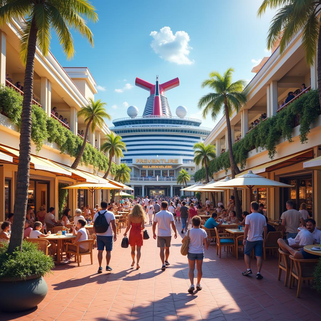 Virtual tour of Adventure of the Seas Promenade