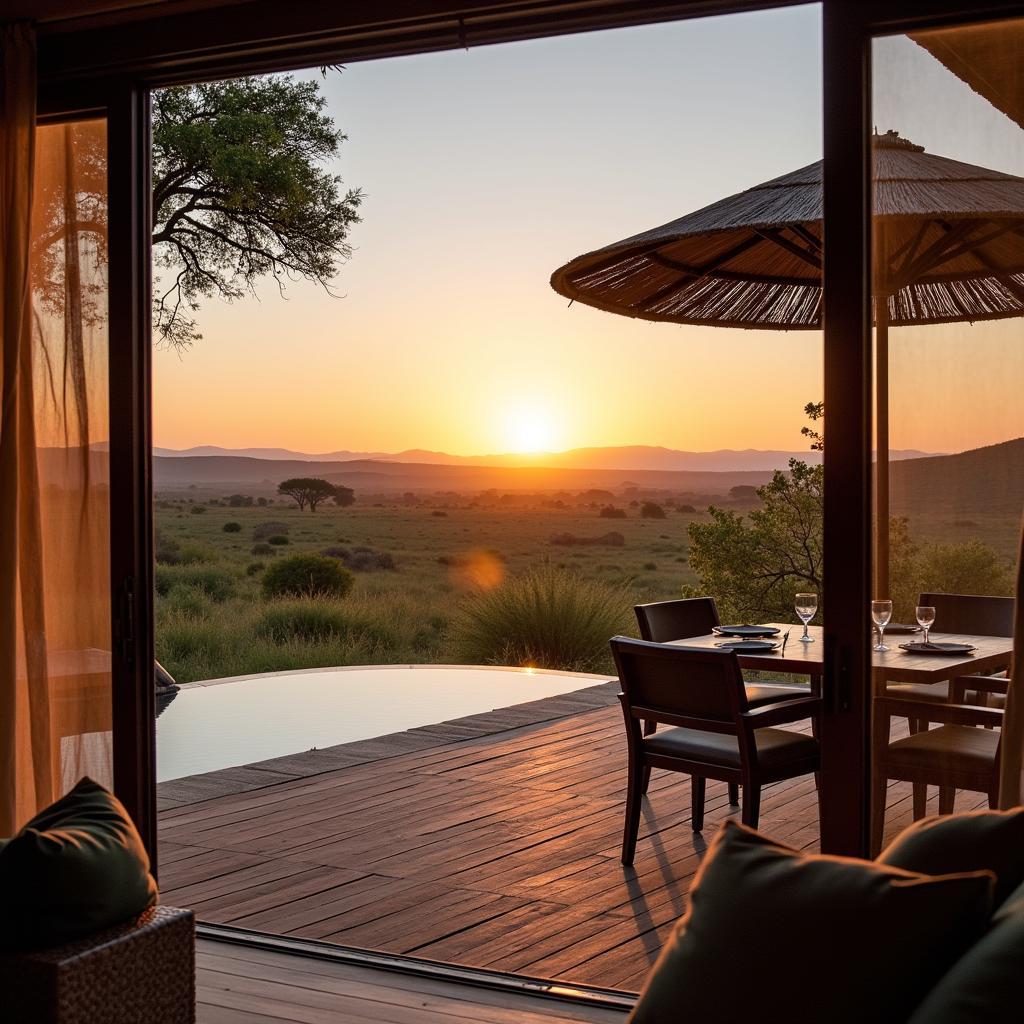 Luxury Lodge Accommodation on an African Safari