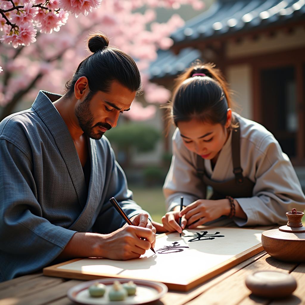 Akshay Kumar experiencing Japanese culture