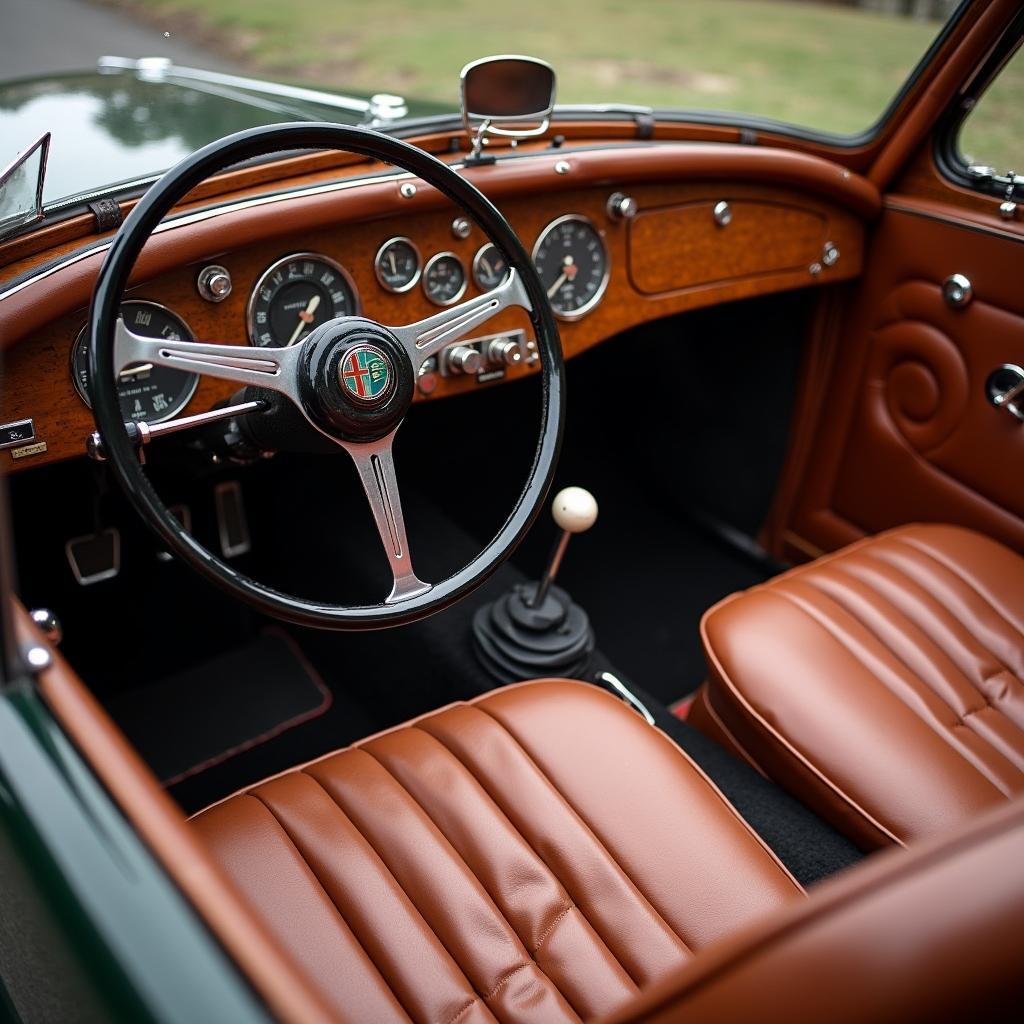 1937 Alfa Romeo 8C 2900B Touring Berlinetta Interior