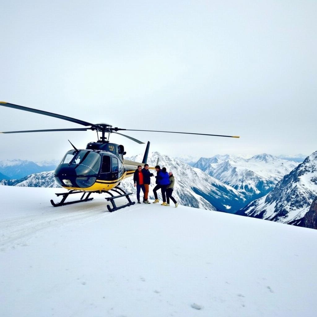 Alpine Landing Helicopter Tour