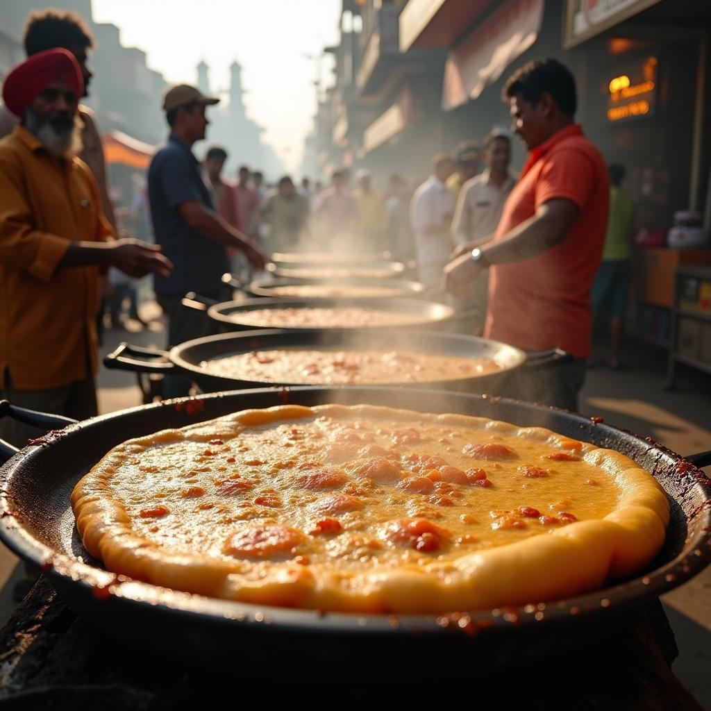 Amritsar Street Food - Enjoying Delicious Amritsari Kulcha