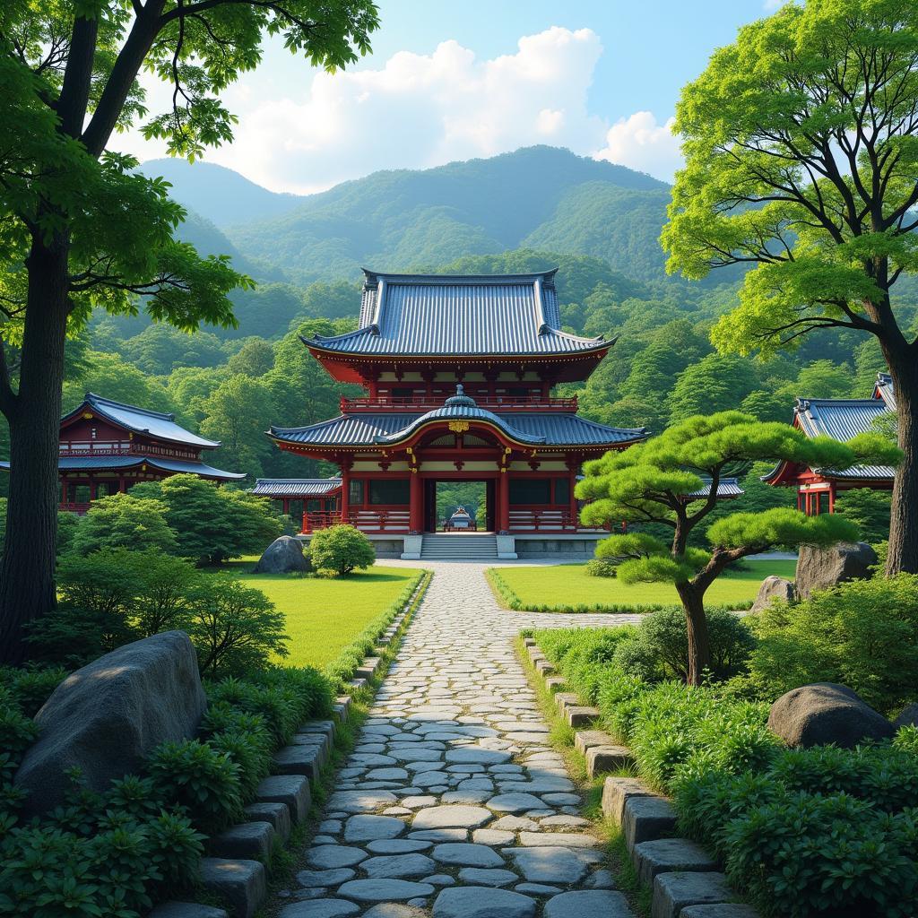 Ancient Temples and Shrines in Japan with Aaeyae