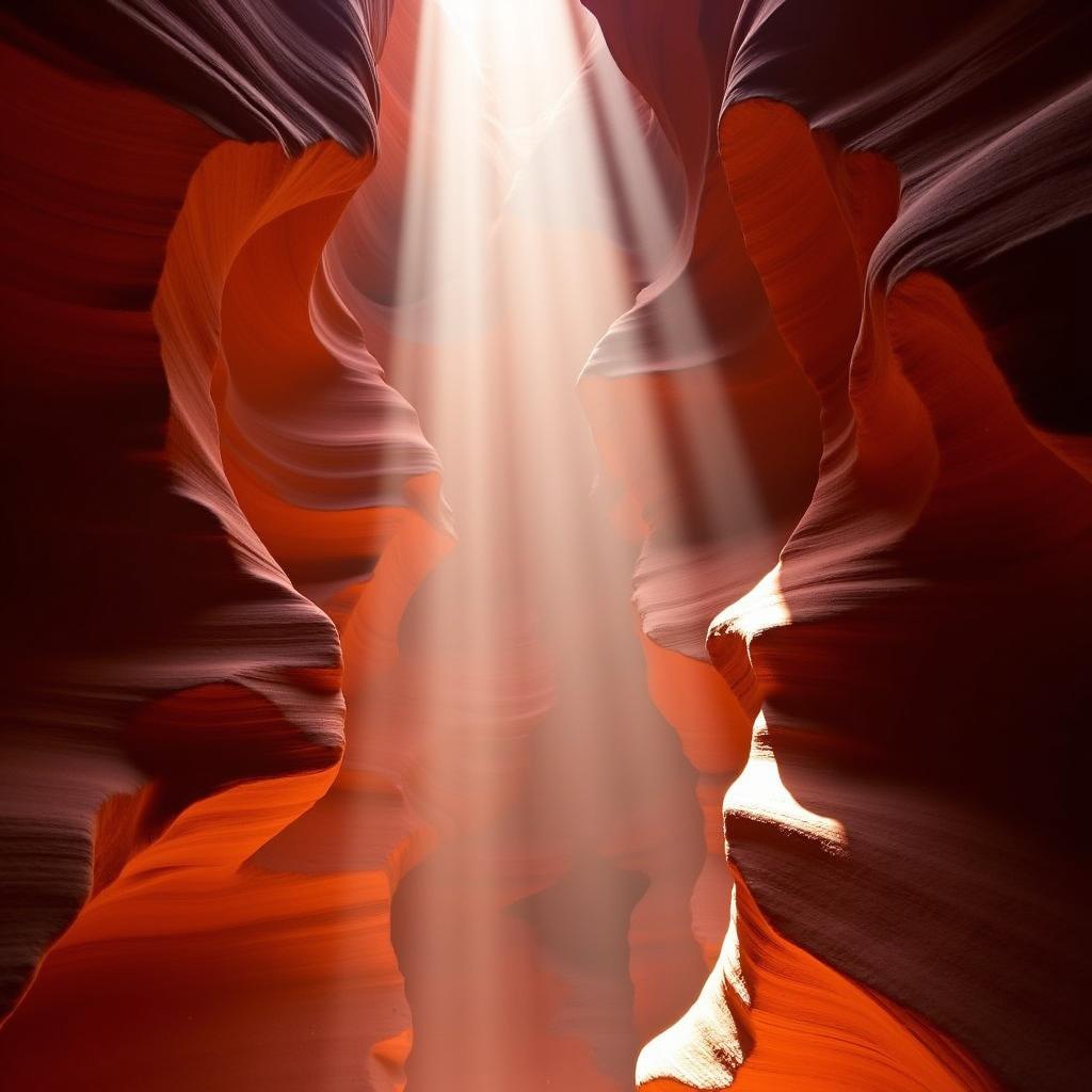 Antelope Canyon Light Beams