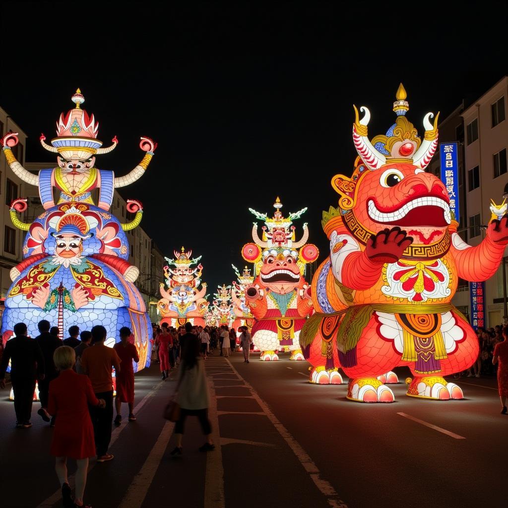 Aomori Nebuta Festival: Witnessing the vibrant Nebuta floats parade through the streets, illuminating the night with their intricate designs and captivating performances.