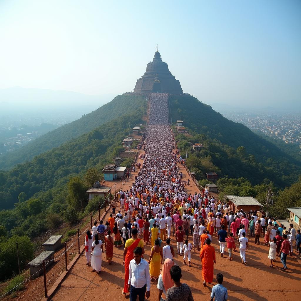 Girivalam at Arunachala Hill