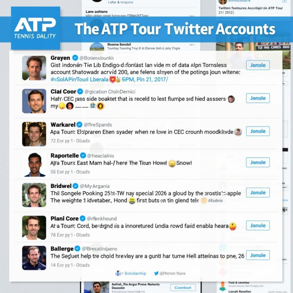 Key ATP Tour Twitter Accounts to Follow