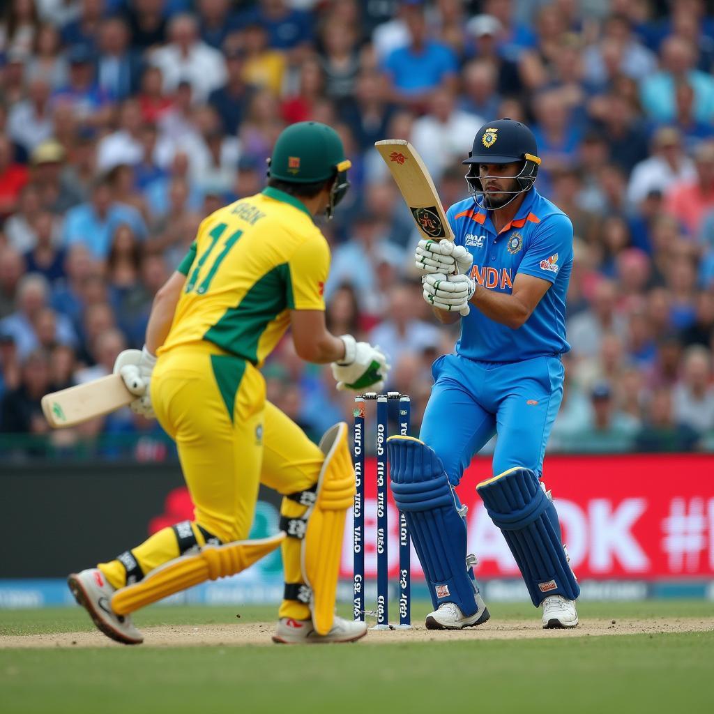 Australia vs India - An Intense Match