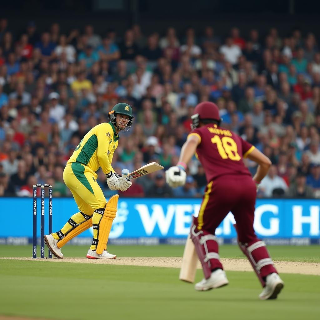 Australia vs. West Indies cricket match in 2021