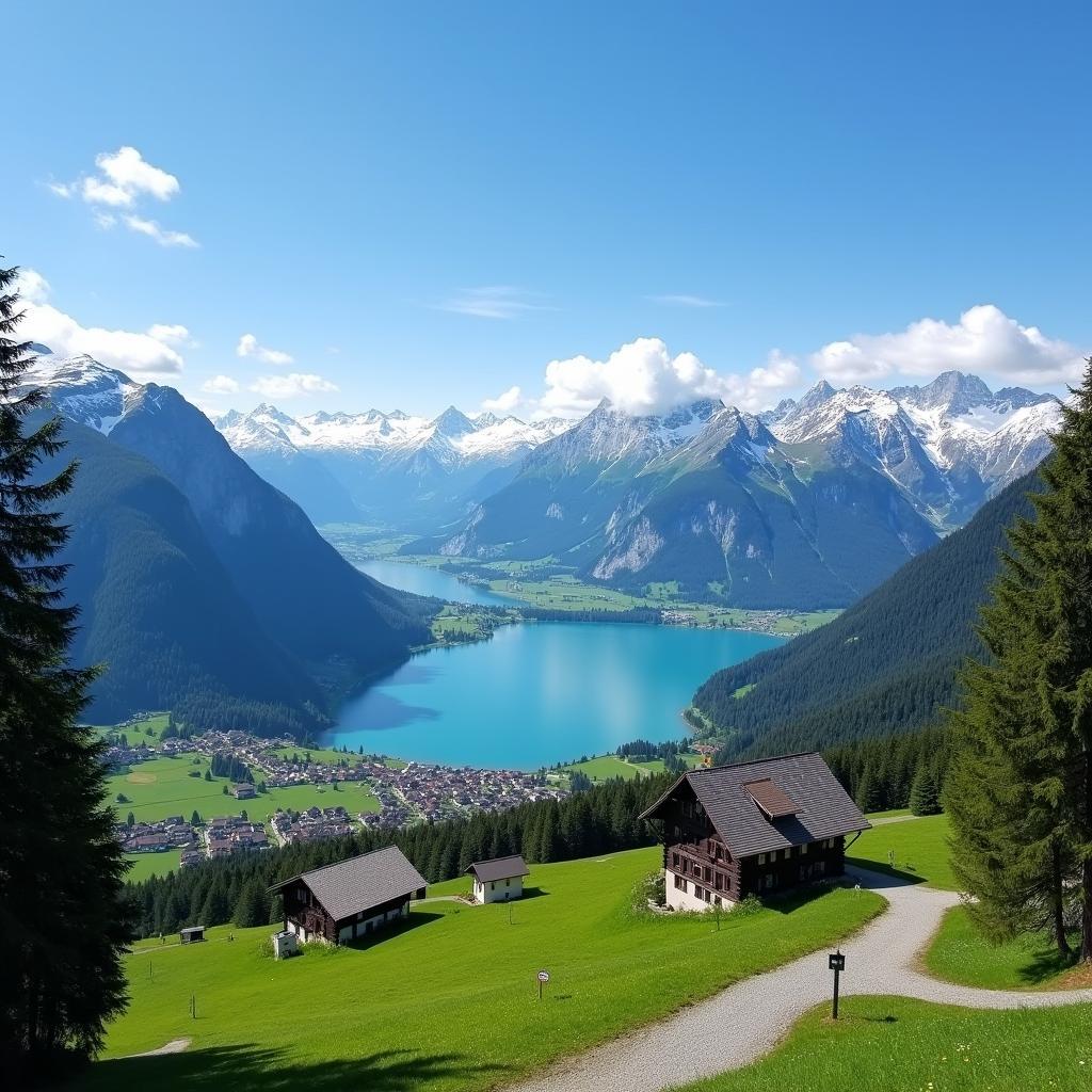 Breathtaking alpine scenery in Austria and Switzerland