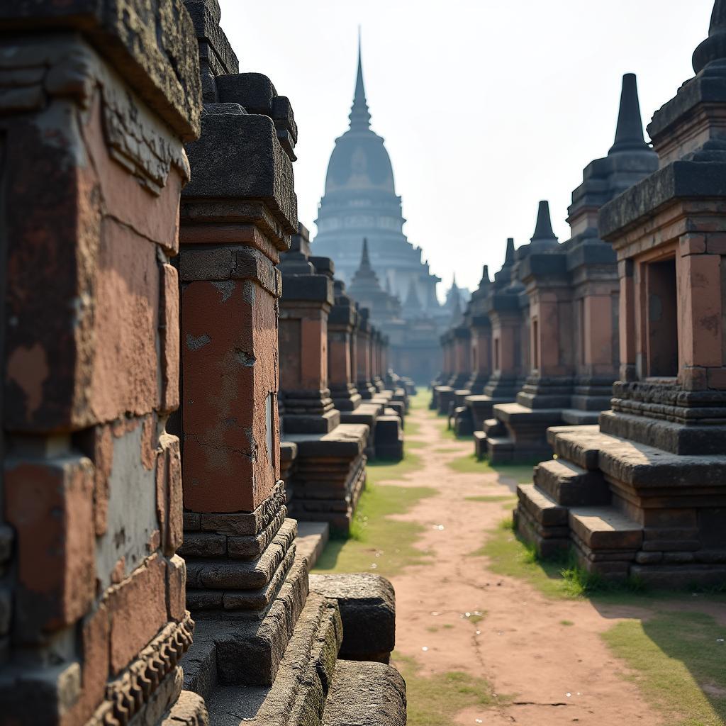 Exploring ancient ruins of Ayutthaya