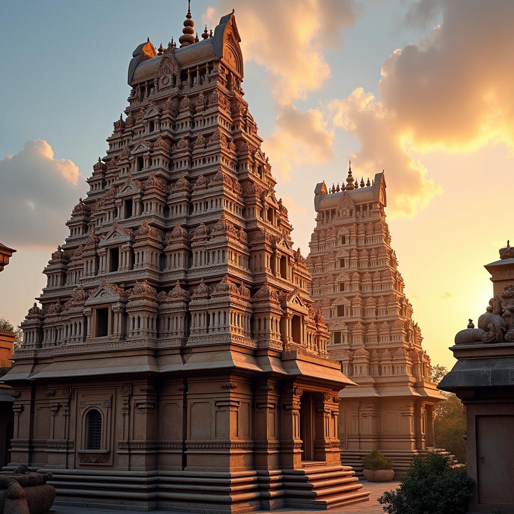 Ancient Temple Architecture in Bangalore