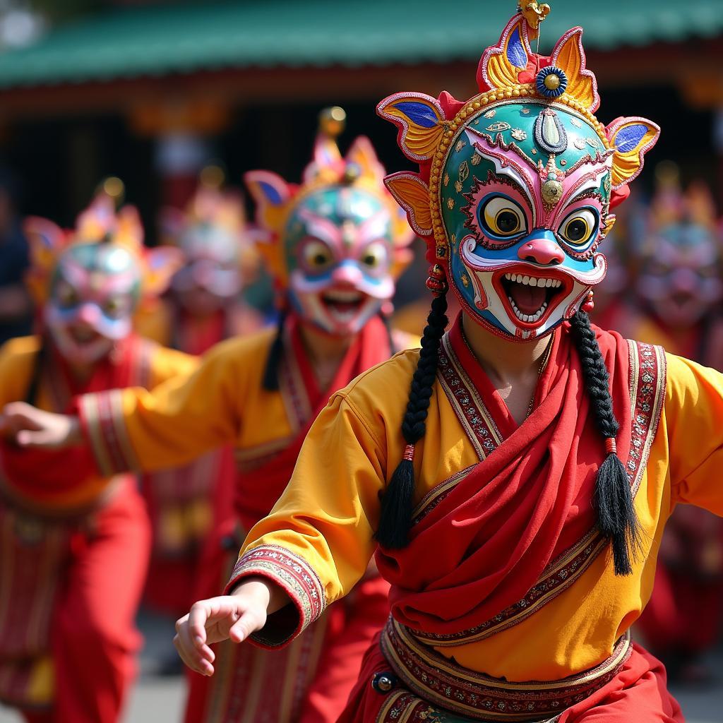 Traditional Bhutanese Dance Performance