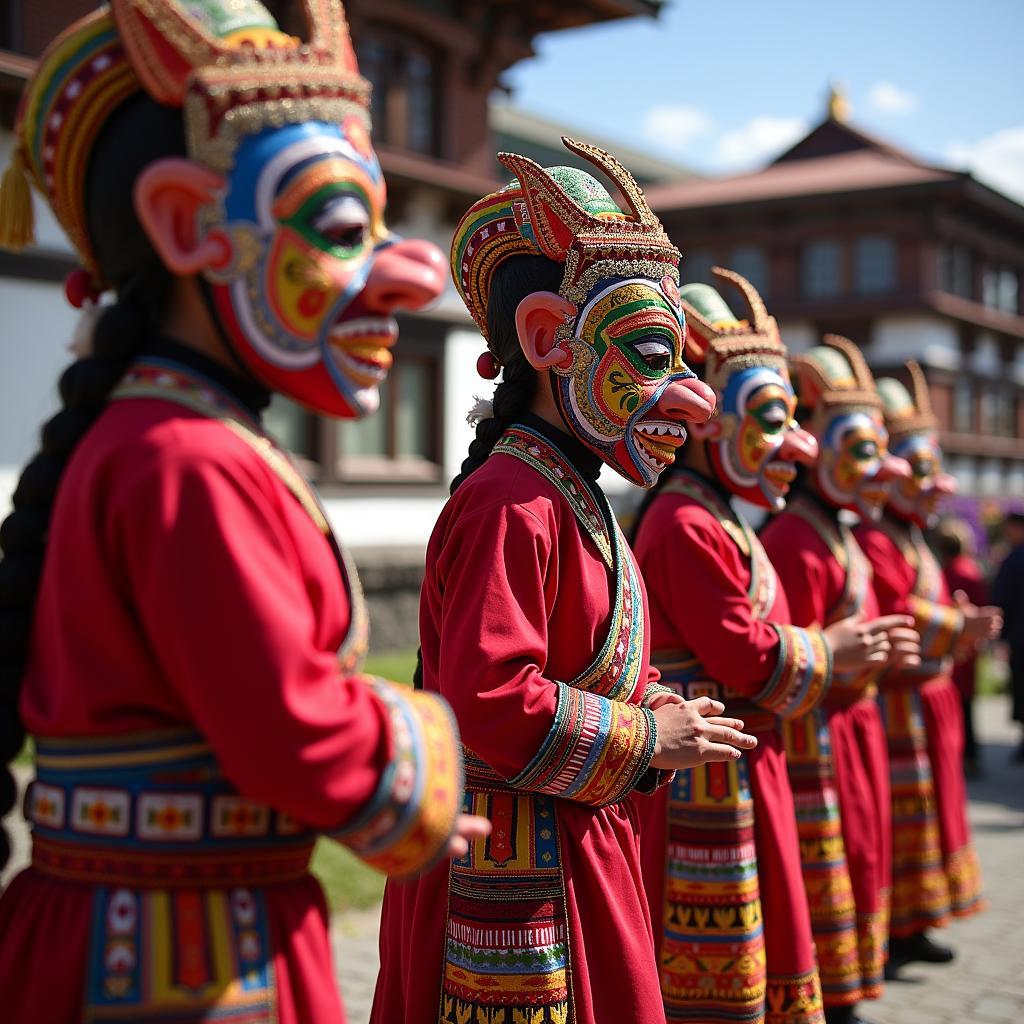 Bhutanese Cultural Performance