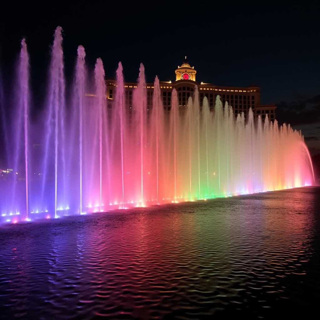 Brindavan Gardens with musical fountain show