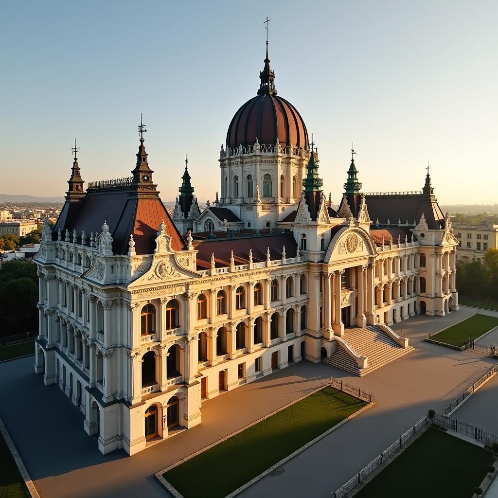 The Palace of the Parliament in Bucharest, a masterpiece of architecture