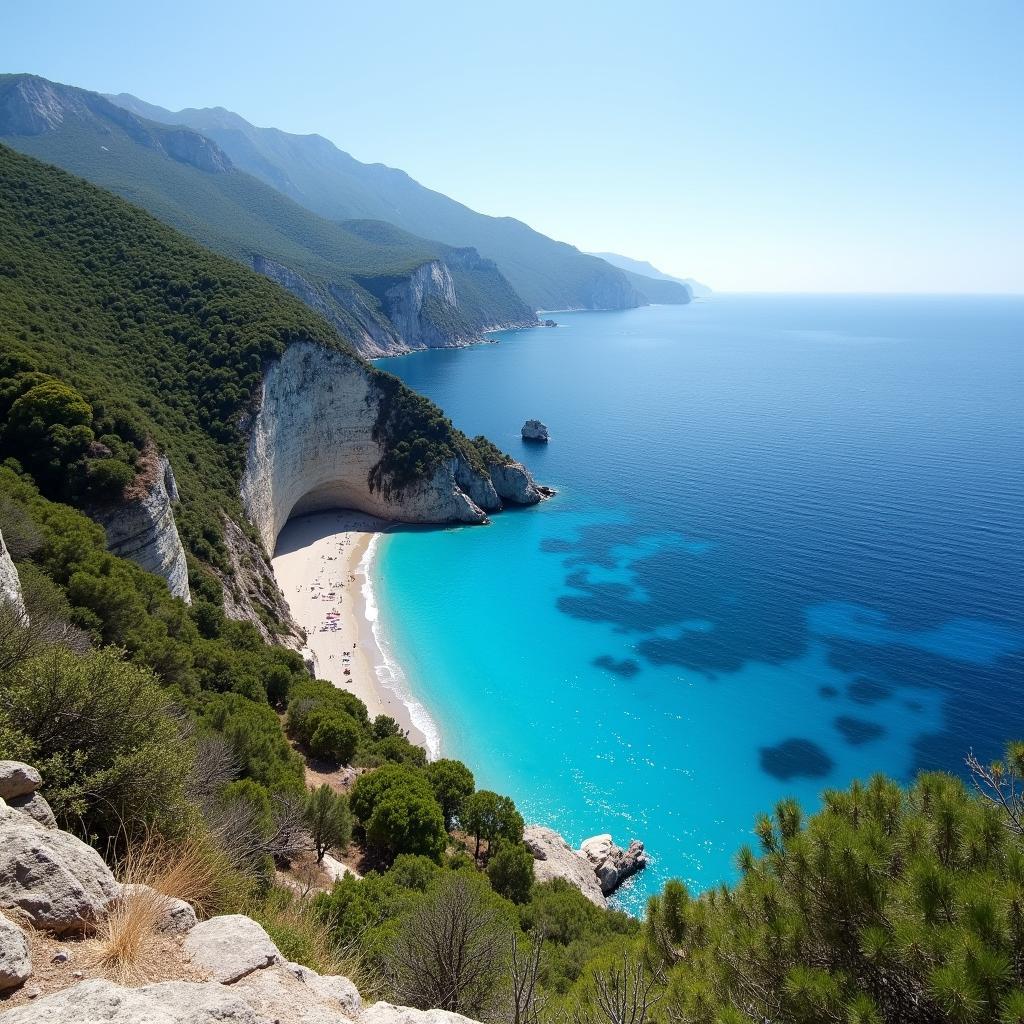 Scenic Coastal View of Calabria