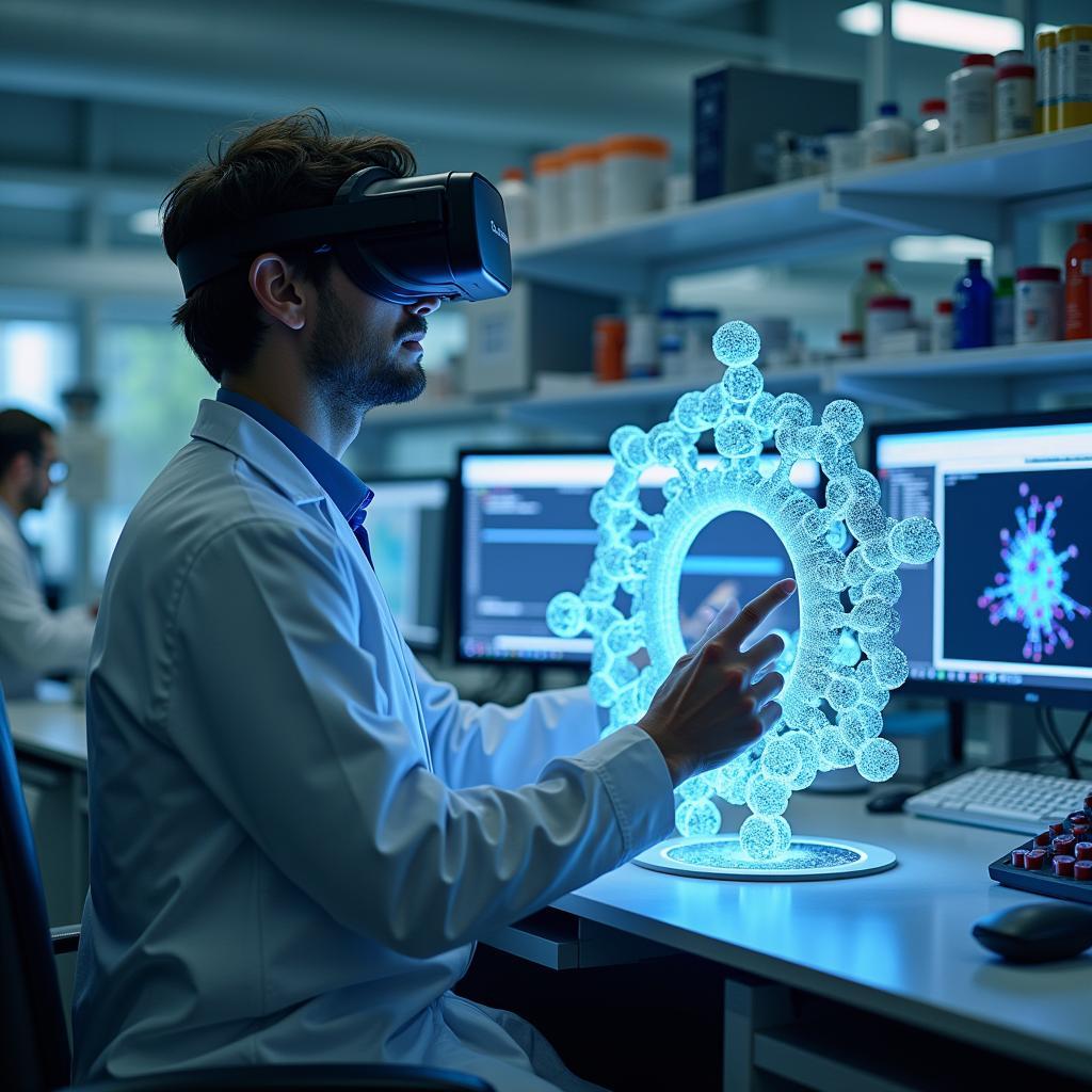 Caltech Research Lab Virtual Reality:  Experiencing cutting-edge research in a virtual reality environment.