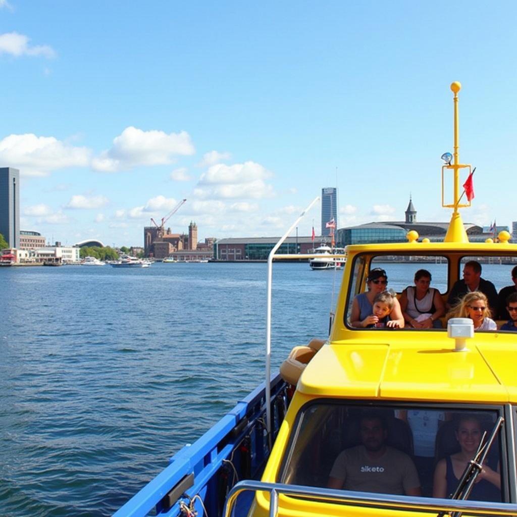 Cardiff Bay Boat Tour Waterfront View