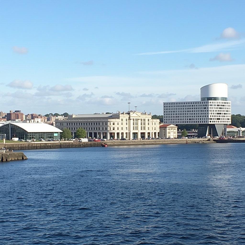 Cardiff Bay Wales Millennium Centre and Senedd