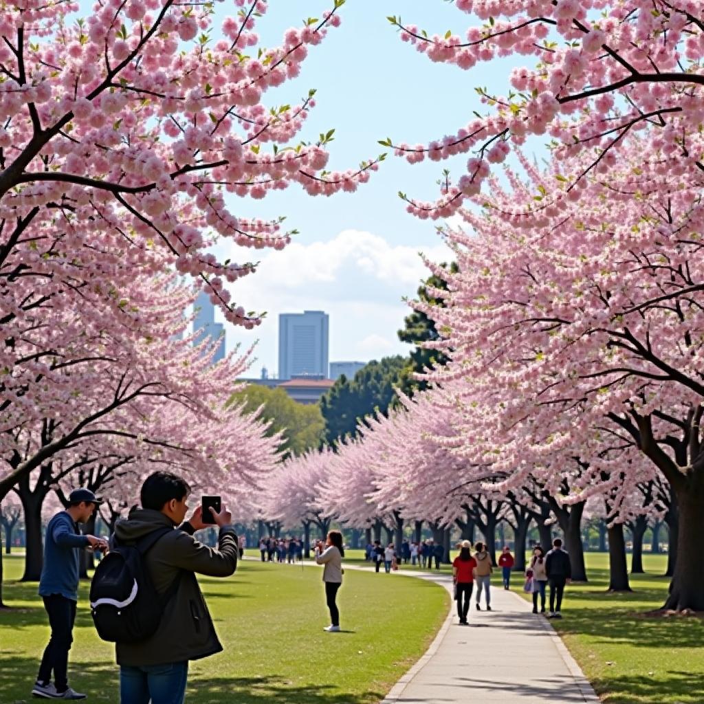 Cherry Blossom Viewing in Japan