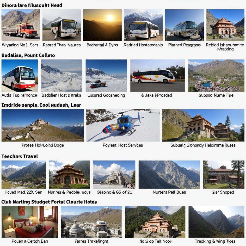 Various tour package options for Badrinath and Kedarnath Yatra