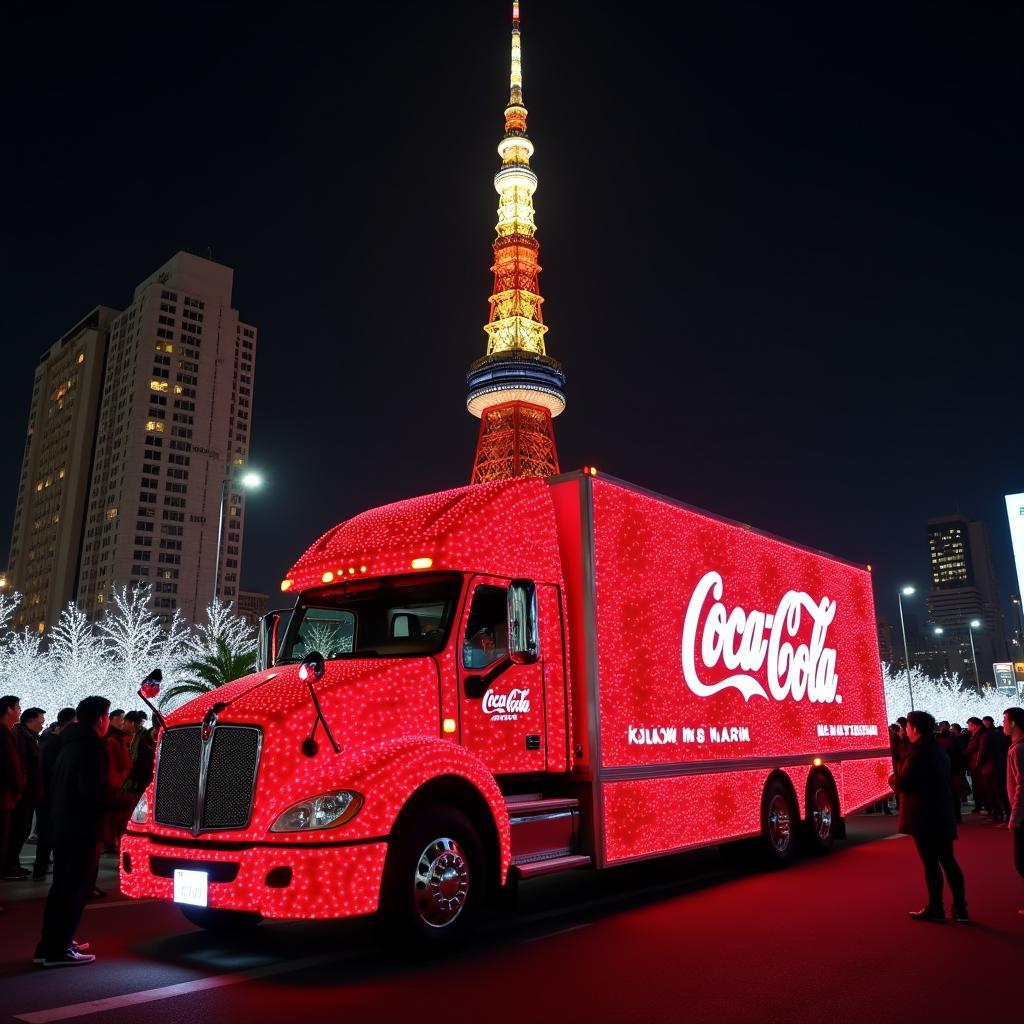 Coca-Cola Truck in Tokyo 2017