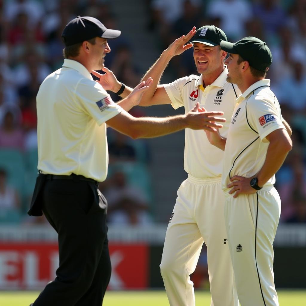 Controversial moments during the Australia India cricket series in 2007.