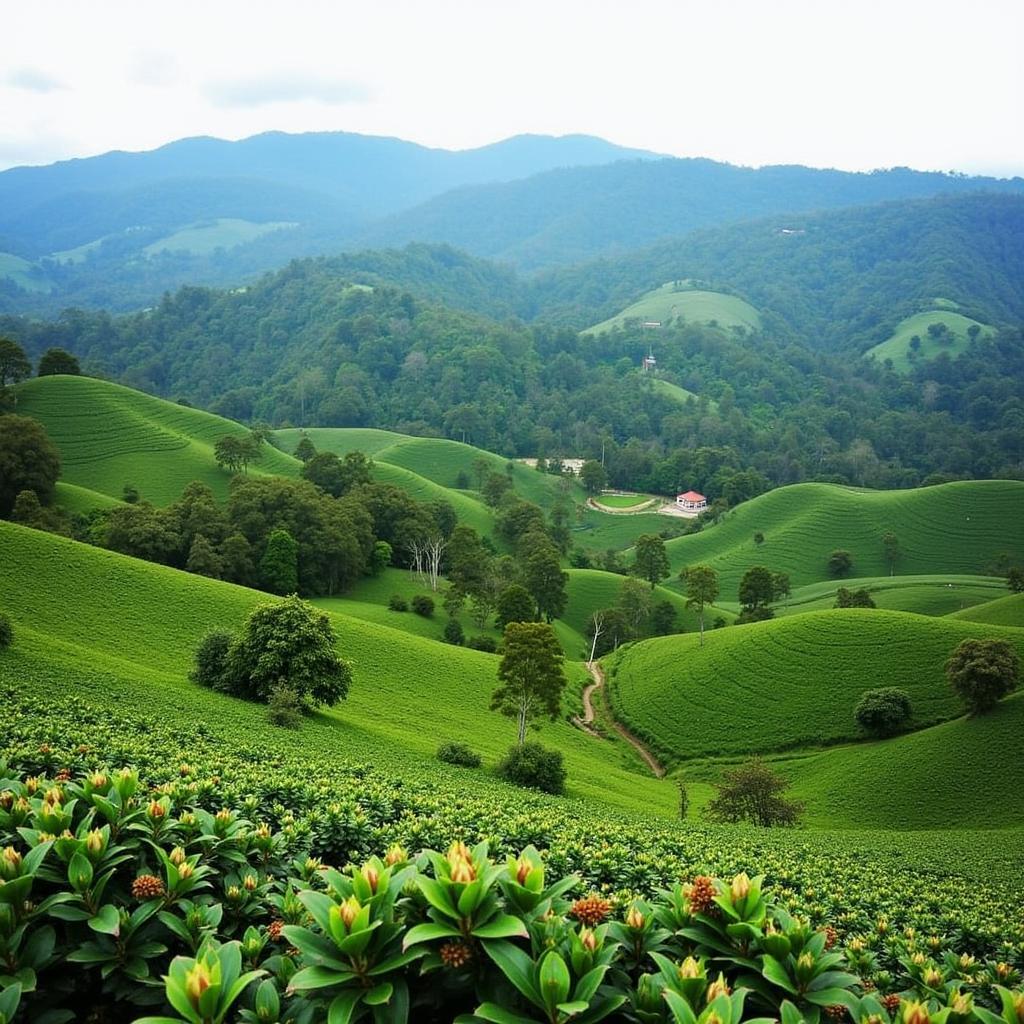 Scenic view of coffee plantations in Coorg from Mumbai