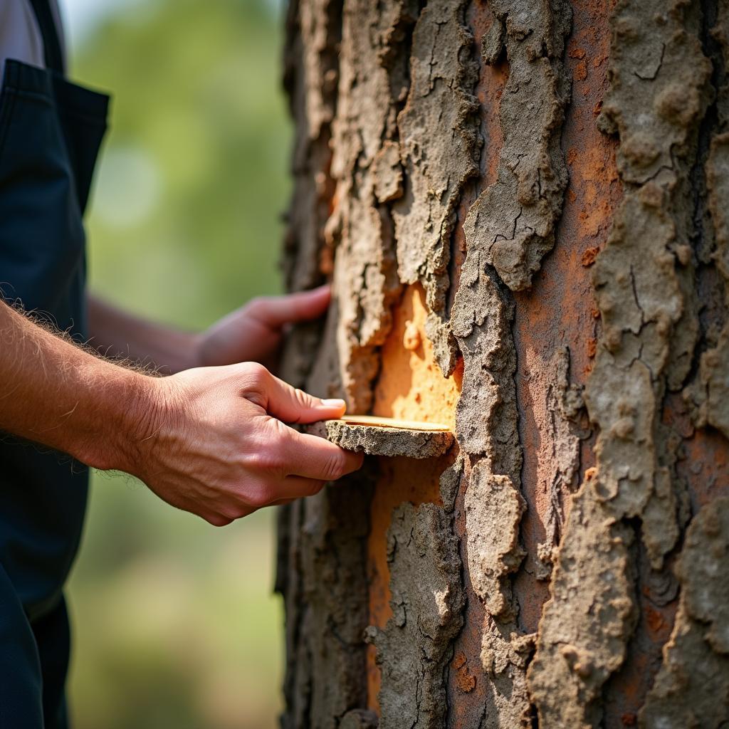 Cork Oak Harvesting Process in Detail