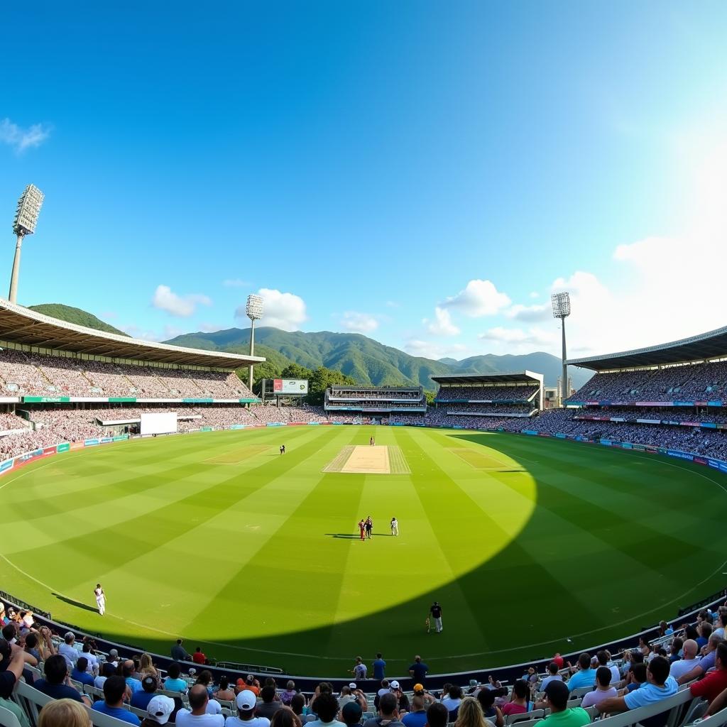 Cricket Stadium in the West Indies