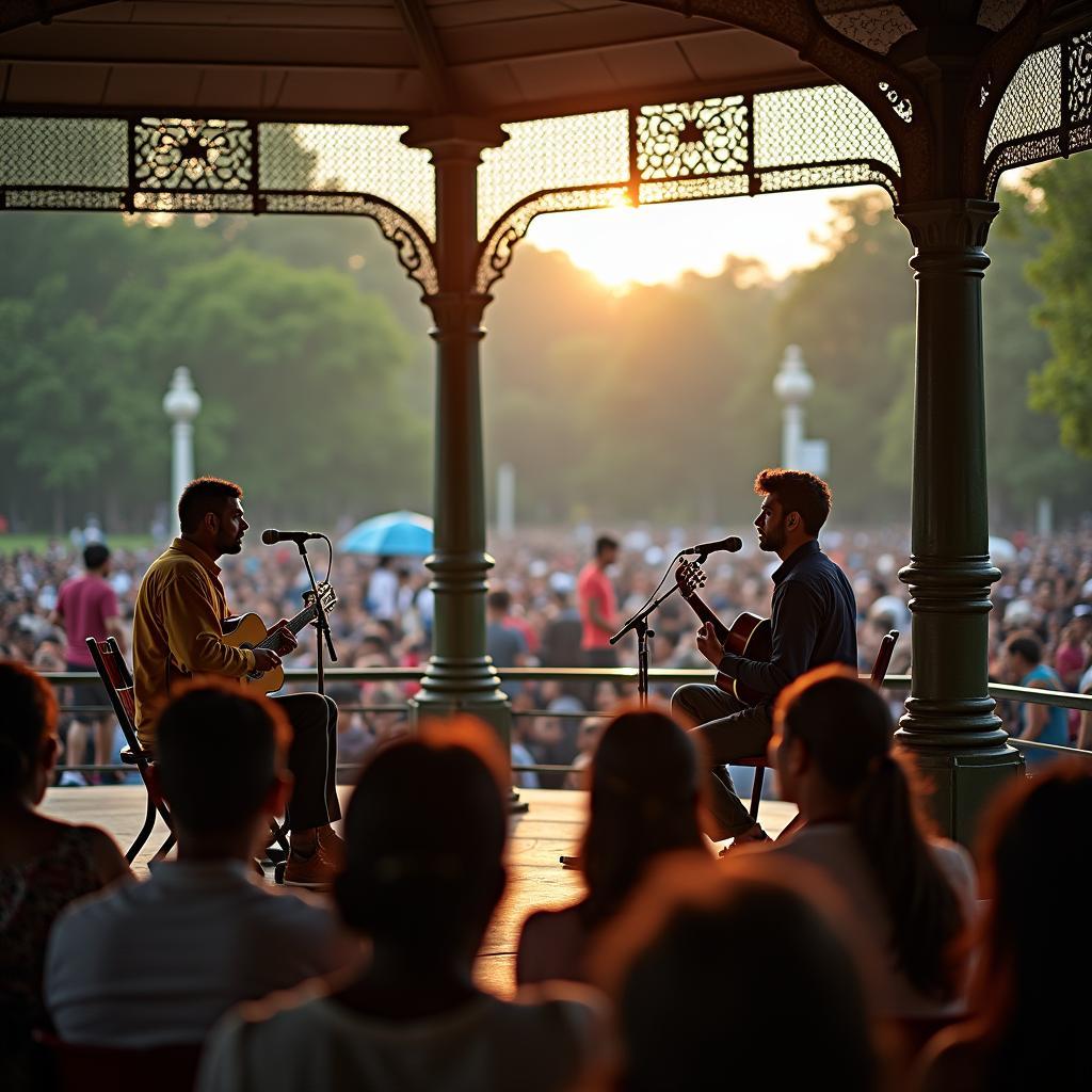 Live Performance at Cubbon Park's Bandstand