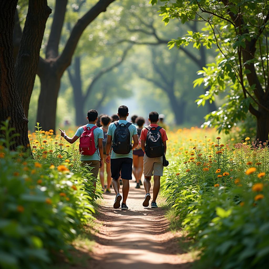 Guided Tour through Cubbon Park's Lush Greenery