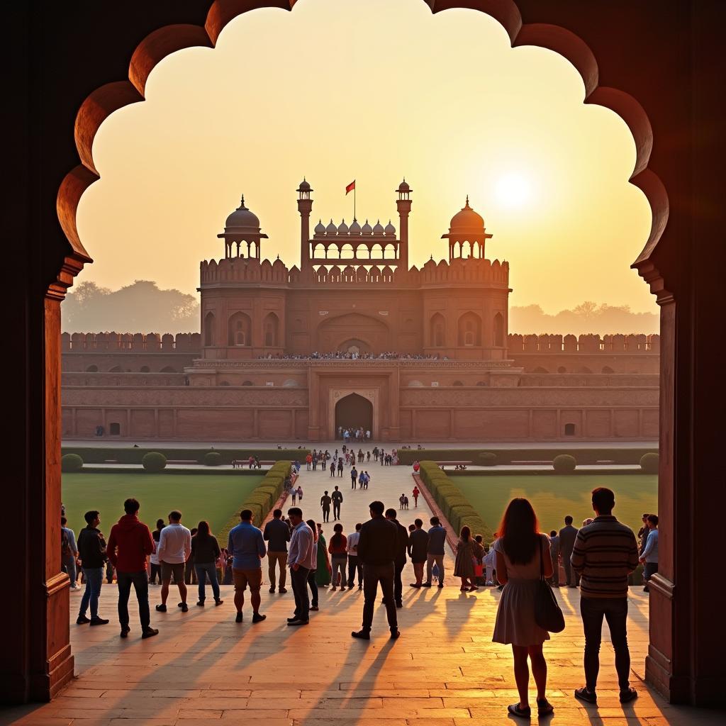 Exploring the Majestic Red Fort on a Delhi Day Tour