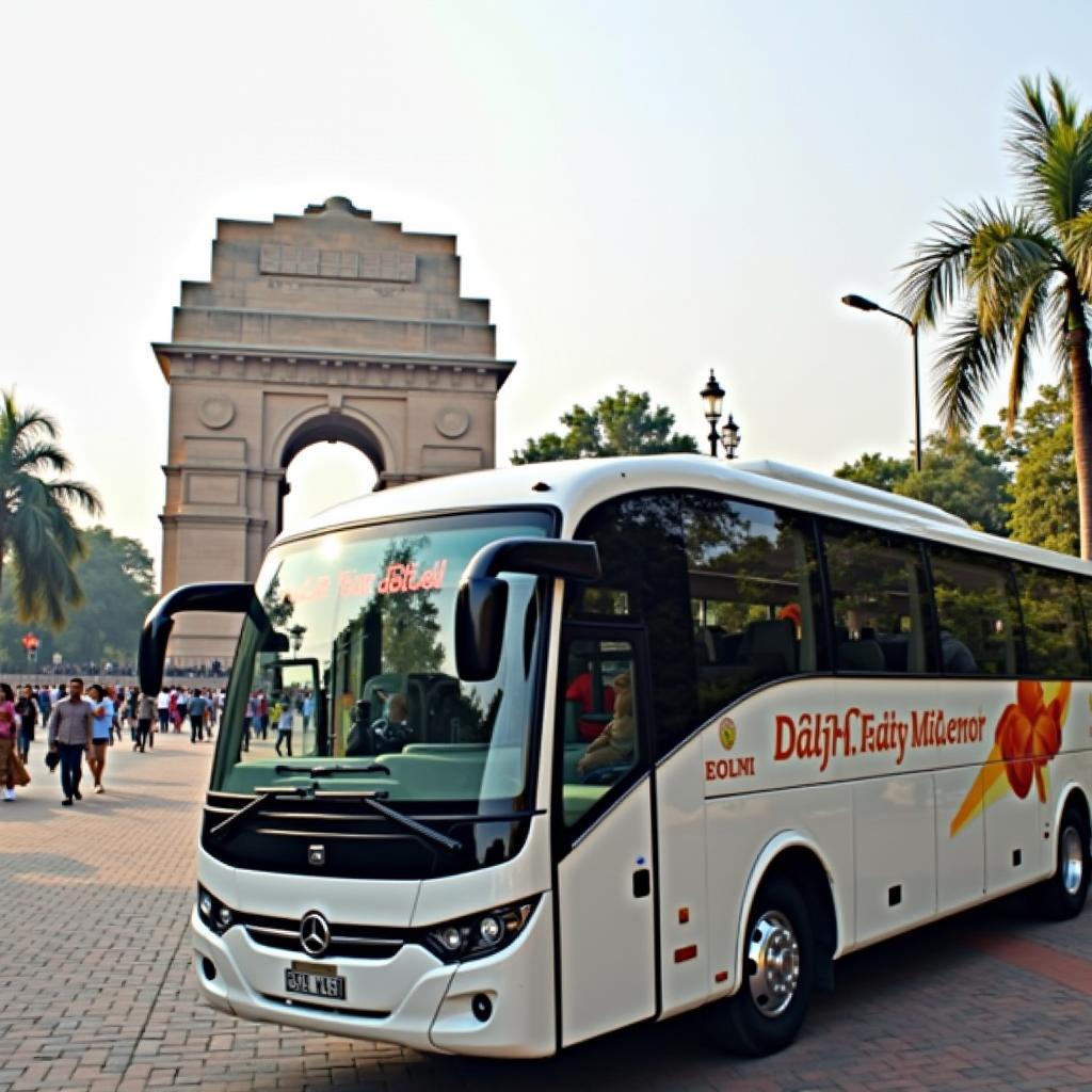 Delhi Sightseeing Tour Bus