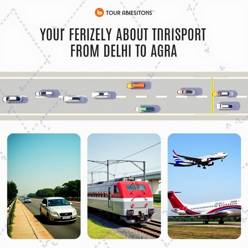 Transportation options from Delhi to Agra