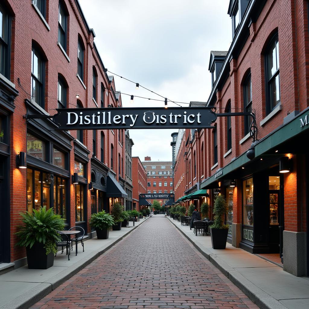 Toronto's historic Distillery District