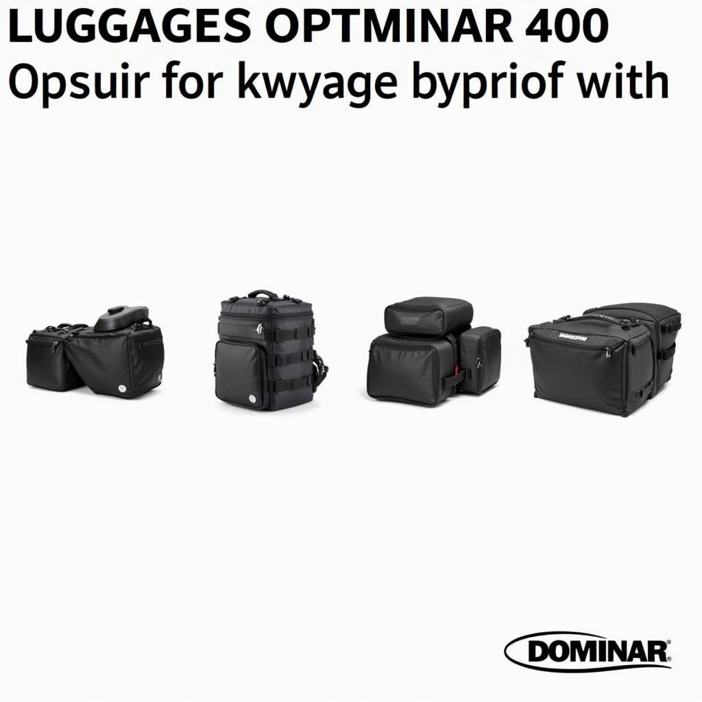 Dominar 400 Touring Kit Luggage Options