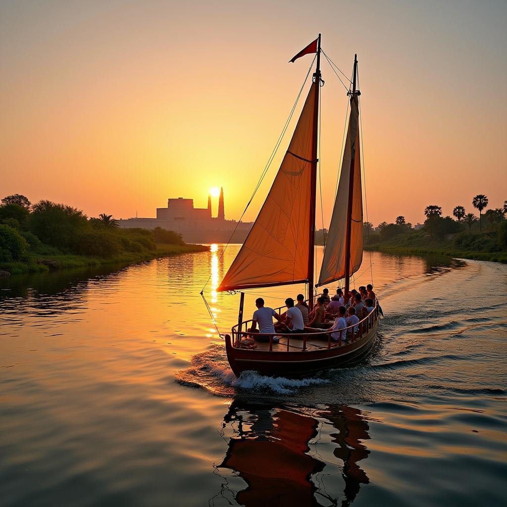 Cruising the Nile River on an Egypt Tour