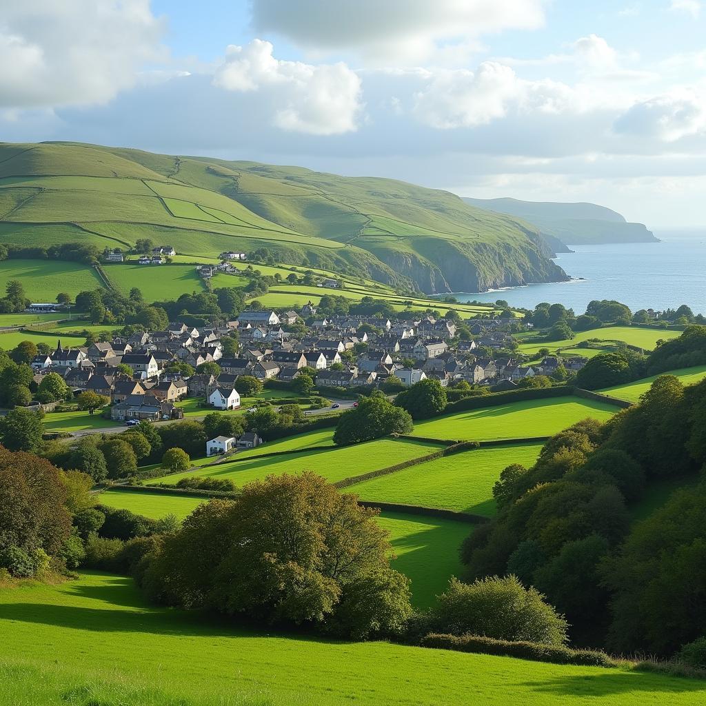 Scenic Countryside of England and Ireland