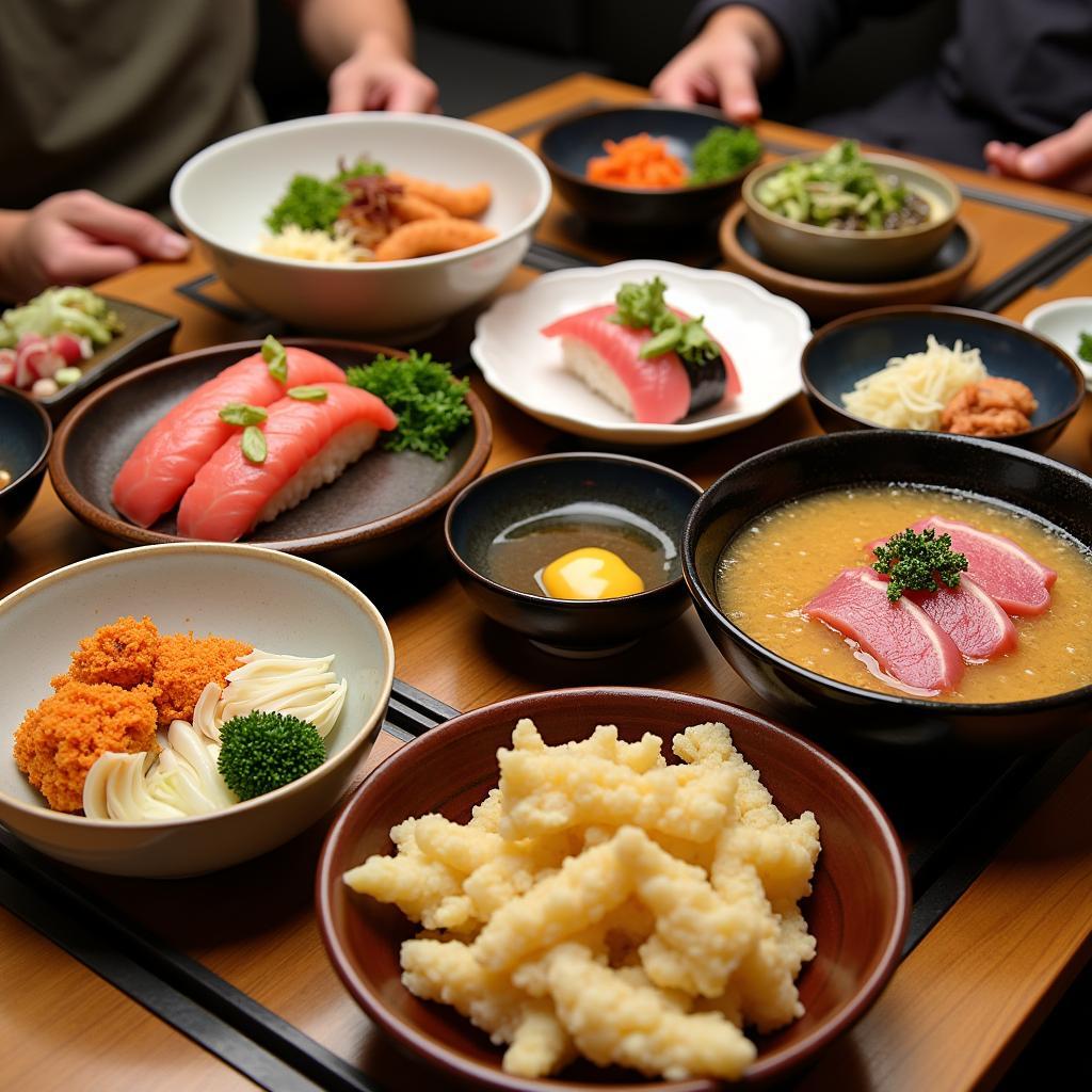 Enjoying Authentic Japanese Cuisine with Golden Eagle Tours