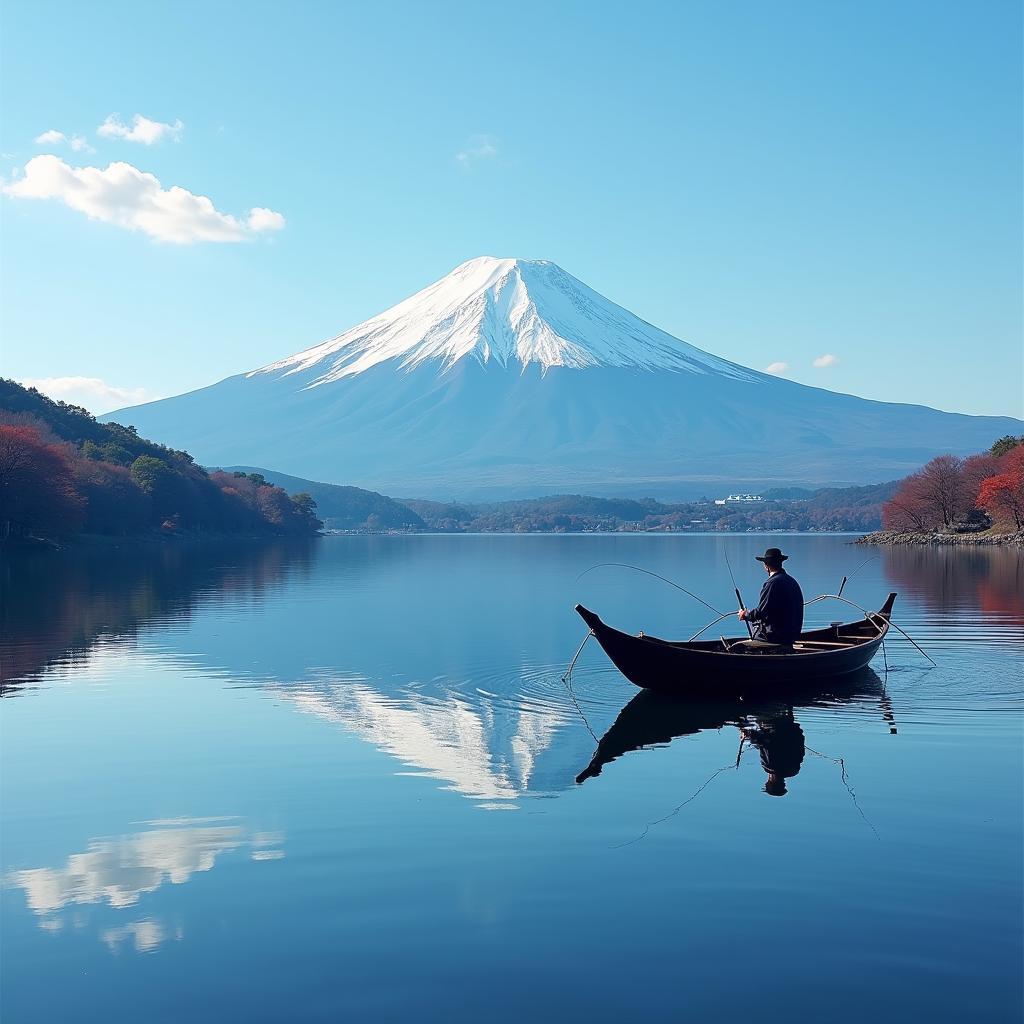 Experiencing Mount Fuji's Tranquility