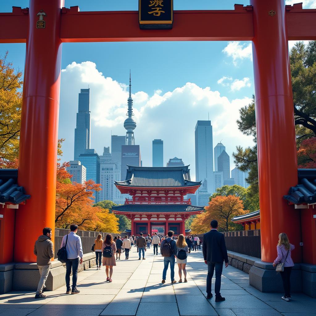 Exploring ancient temples and vibrant cityscapes in Japan with Acma Travel Tours