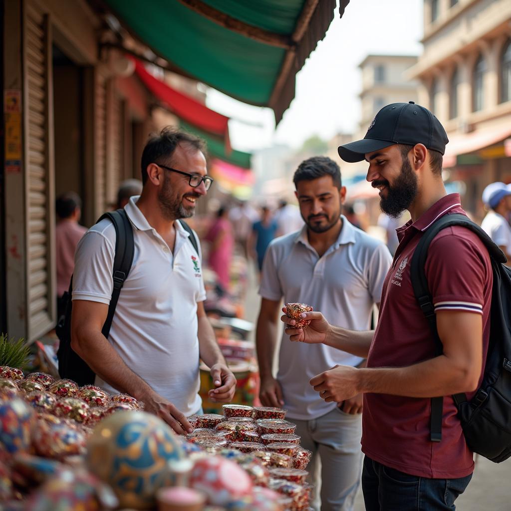 Exploring India during a Cricket Tour