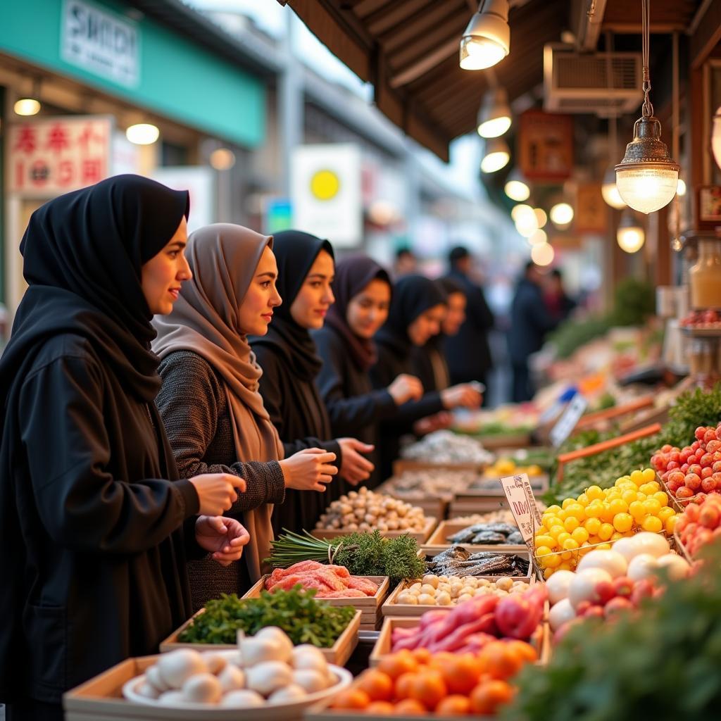 Afghan Women Exploring Japanese Cuisine