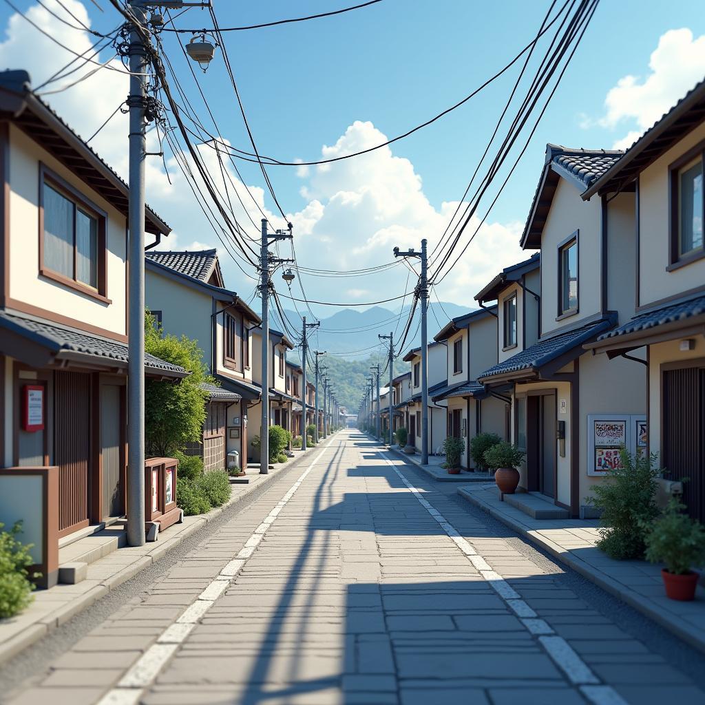 Exploring Japanese Neighborhood with 3D Virtual Tour